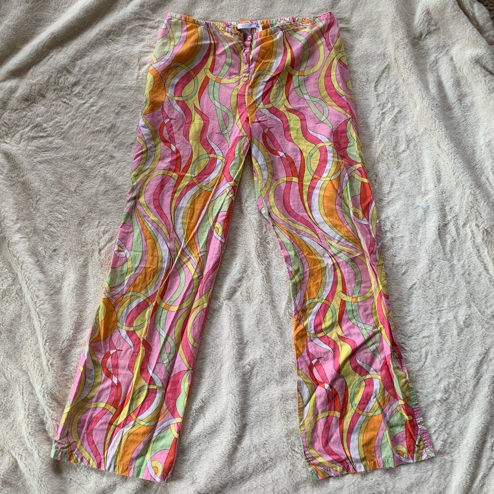 La Senza Funky Colourful Patterned Flare PJ Pants Size S
